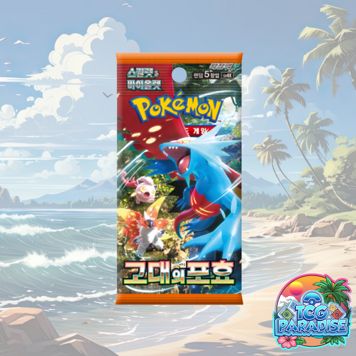Pokemon TCG: Ancient Roar sv4K Booster Pack (Korean)