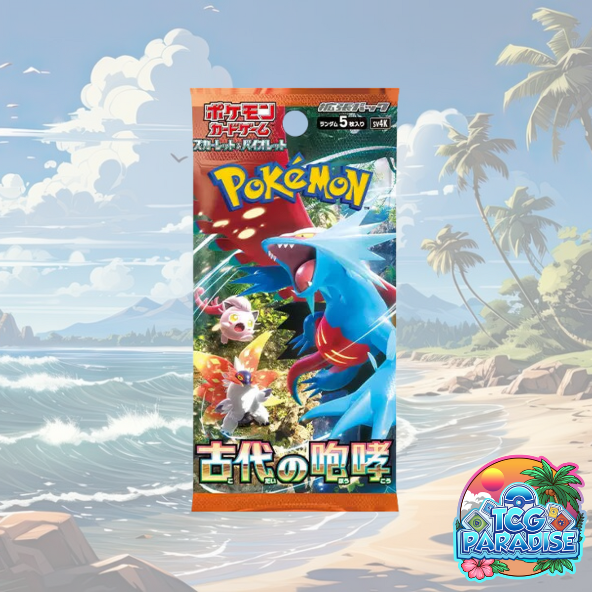 Pokemon TCG: Ancient Roar sv4K Booster Pack (Japanese)