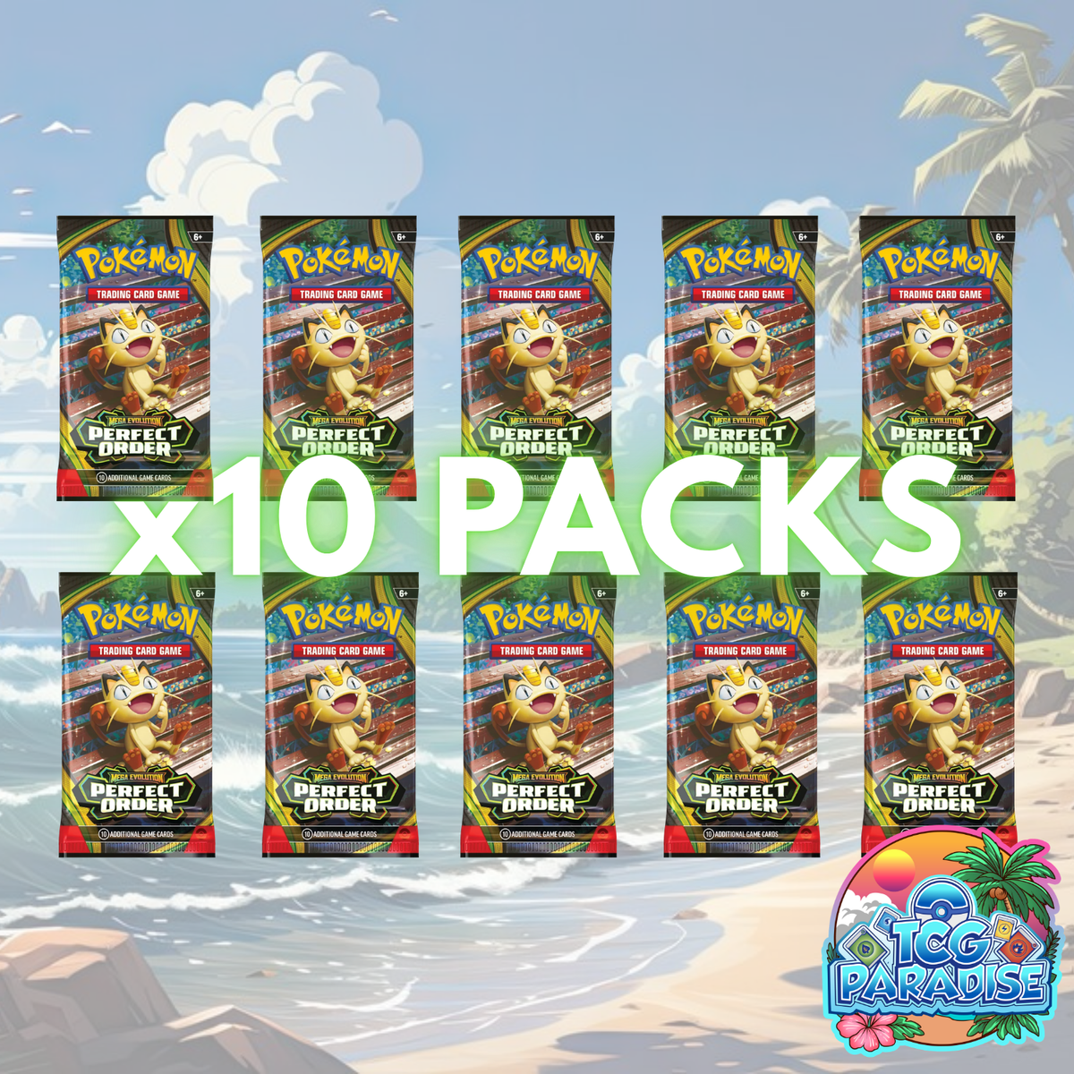 Pokemon TCG: 10x Perfect Order Booster Packs