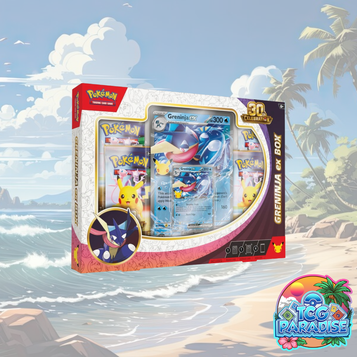 Pokemon TCG: 30th Celebration Greninja EX Box