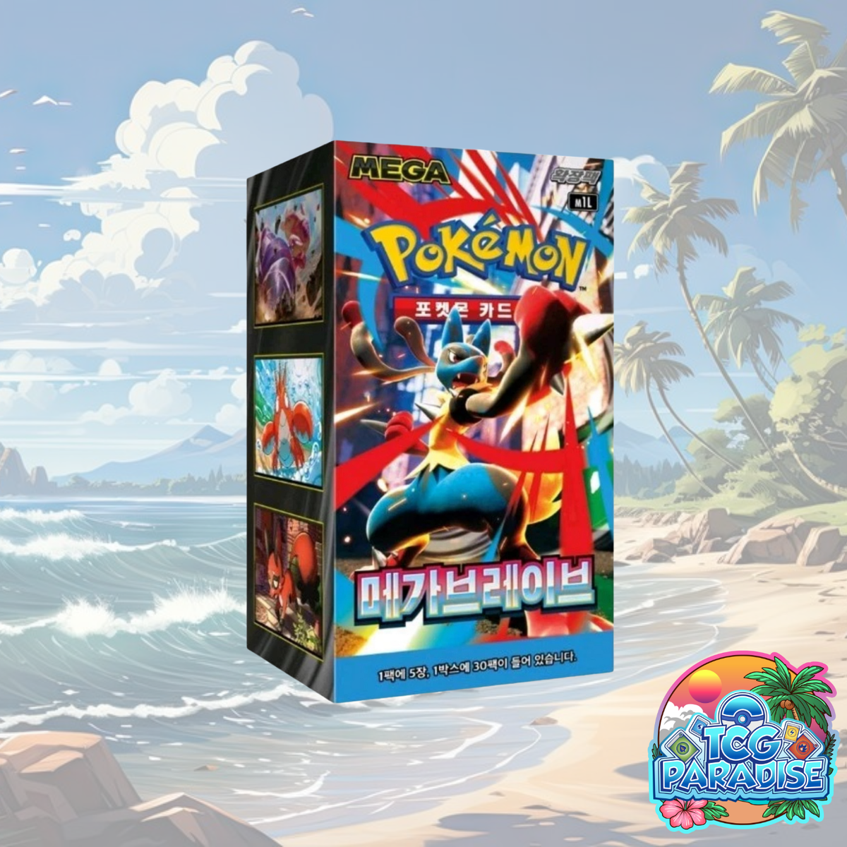 Pokemon TCG: Mega Brave m1L Booster Box (Korean)