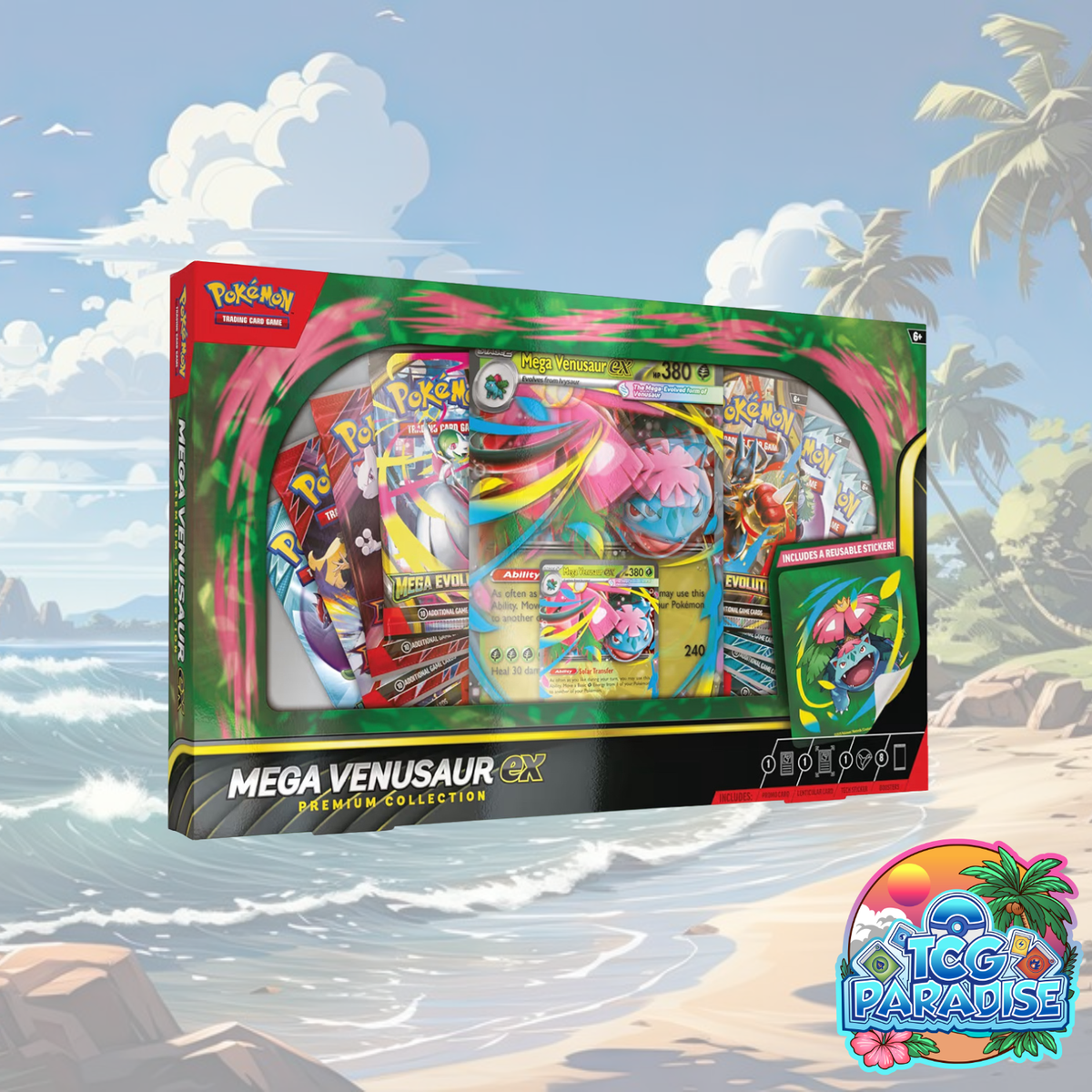 Pokemon TCG: Mega Venusaur EX Premium Collection Box