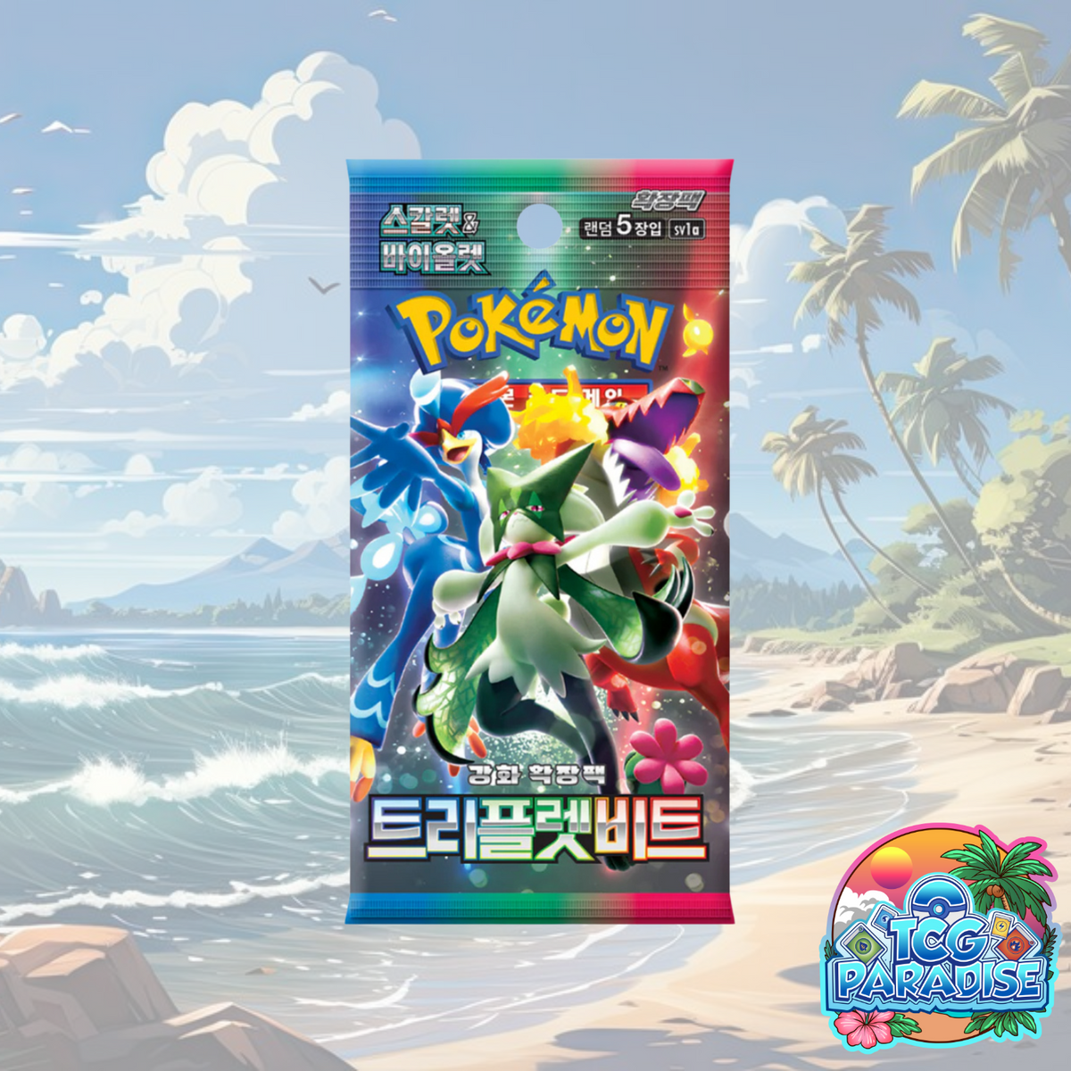 Pokemon TCG: Triple Beat sv1a Booster Pack (Korean)