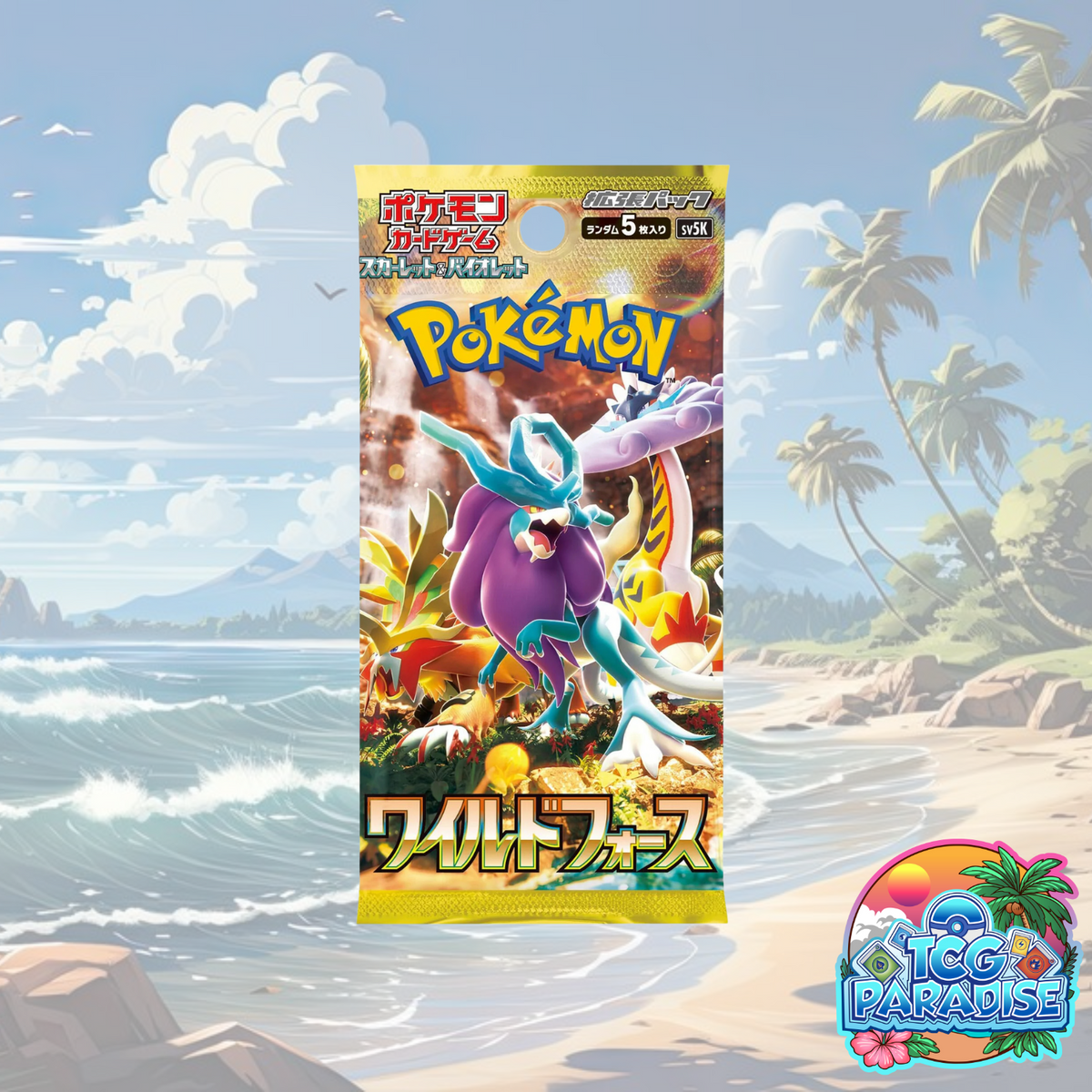 Pokemon TCG: Wild Force sv5K Booster Pack (Japanese)
